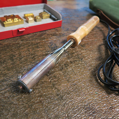 150w100v焼印用電気コテ